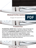 Produktifitas Gudang