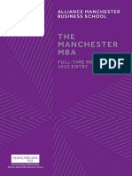 The Manchester Full Time Mba 2023 Entry