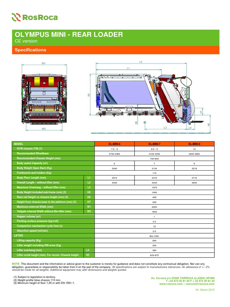 Rosroca Ol Mini En. | PDF | Bearing (Mechanical) | Elevator
