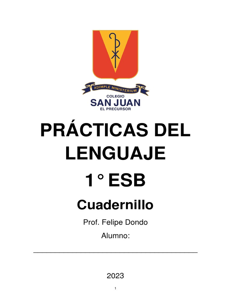 Cuadernillo de Lengua 1° 2023 PDF | PDF | Sustantivo | Luna