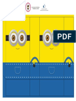 Imprimible Gratis Bolsita de Minions 2 PDF