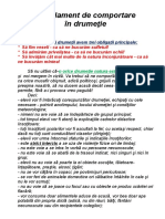 Regulament de Comportare În Drumeţie: in Timpul Unei Drumeţii Avem Trei Obligaţii Principale