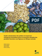 Guide À Destination Des Petites Et Moyennes Entreprises Forestières Pour Le Commerce Durable Des Produits Forestiers Non Ligneux en Afrique Centrale