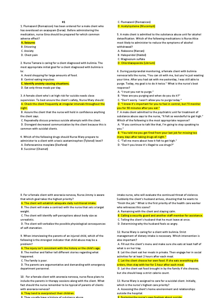 Nclex Reviewer | PDF