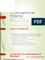 Planteamiento Del Problema