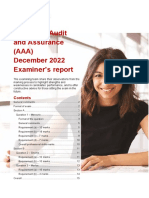 AAA D22 Examiner Report