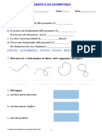 Verifica Enti Fondamentali Geometria Ottobre 2022