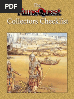 Download Collectors Checklist RuneQuest 10 by Rudy Boe SN63171531 doc pdf