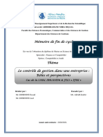 Le Contrôle de Gestion Dans Une Entreprise Rôles Et Perspectives