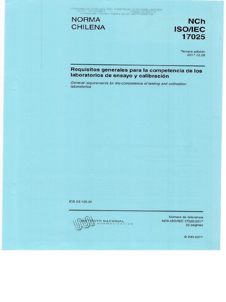 Iso 17025 - 2017 | PDF