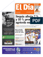 Edición Impresa Del Periódico El Día 16-03-2023