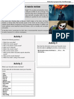 Writing Unit 5 Movie Review 1 Bac PDF