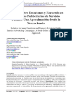 Relacion Entre Emociones y Recuerdo en Campanas Pu PDF