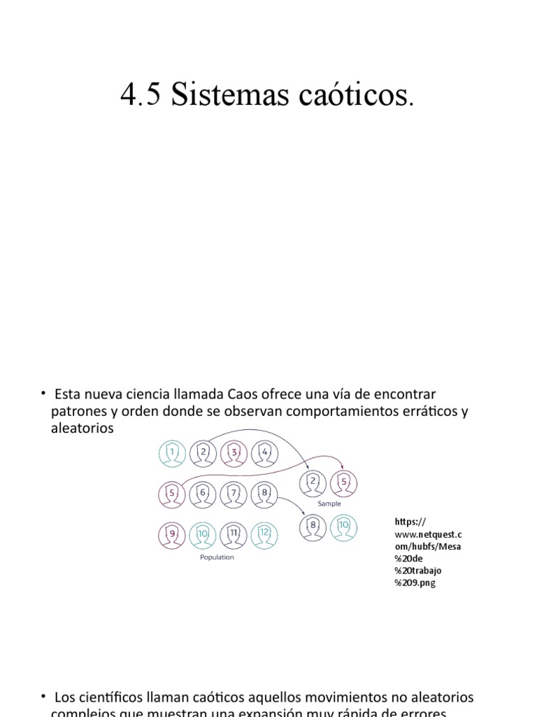 4.5 Sistemas Caóticos | PDF | Teoría del caos | Matemáticas Aplicadas