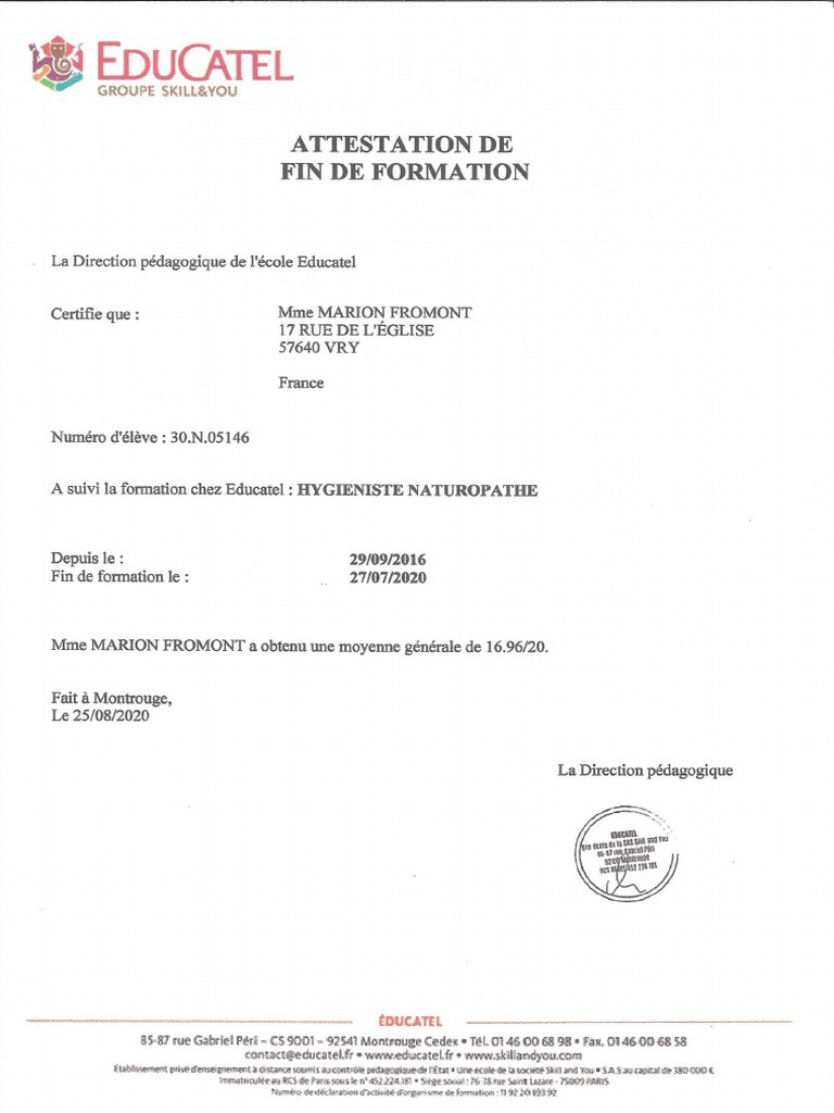 Educatel Diplome | PDF