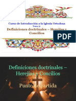 5 - Definiciones Doctrinales - Herejías y Concilios