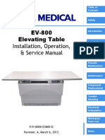 Del Medical EV800 Table