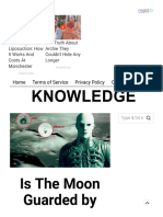 Is The Moon Guarded by Extraterrestrials - The Last Time We Stepped On The Moon Something Strange Happened - Knowledge