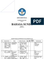 Kisi-Kisi Bahasa Sunda