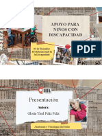 Apoyo para Niños Con Discapacidad en La Familia, El Aula y La Comunidad