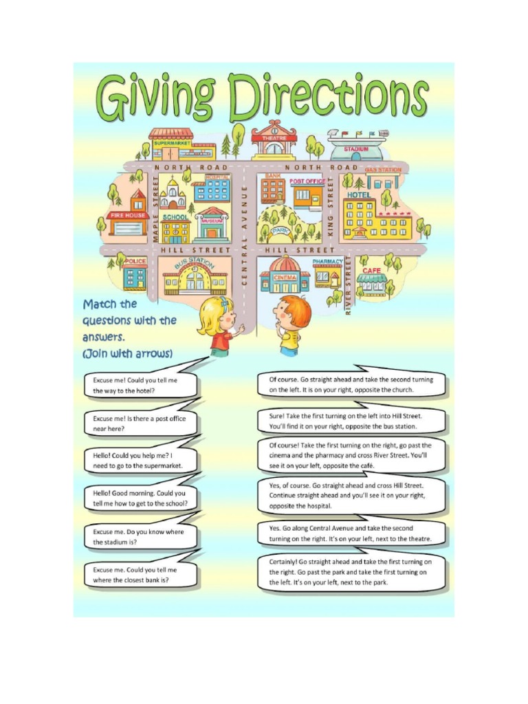 Giving Directions 4 | PDF