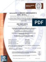 Certificado Bureau Veritas 2022 PDF