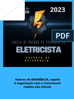 Tabela Servicos Eletricista 2023 PDF