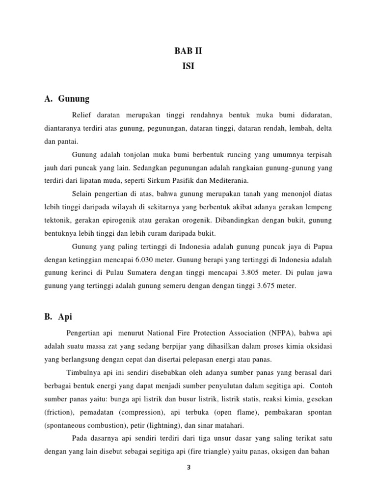 Proses dan Jenis Gunung Berapi | PDF | Sains & Matematika