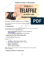 Almanca Telaffuz Kurallari 29 01 2023 AlmancaABC PDF