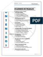 C O N T E N I D O S: Cuaderno de Trabajo