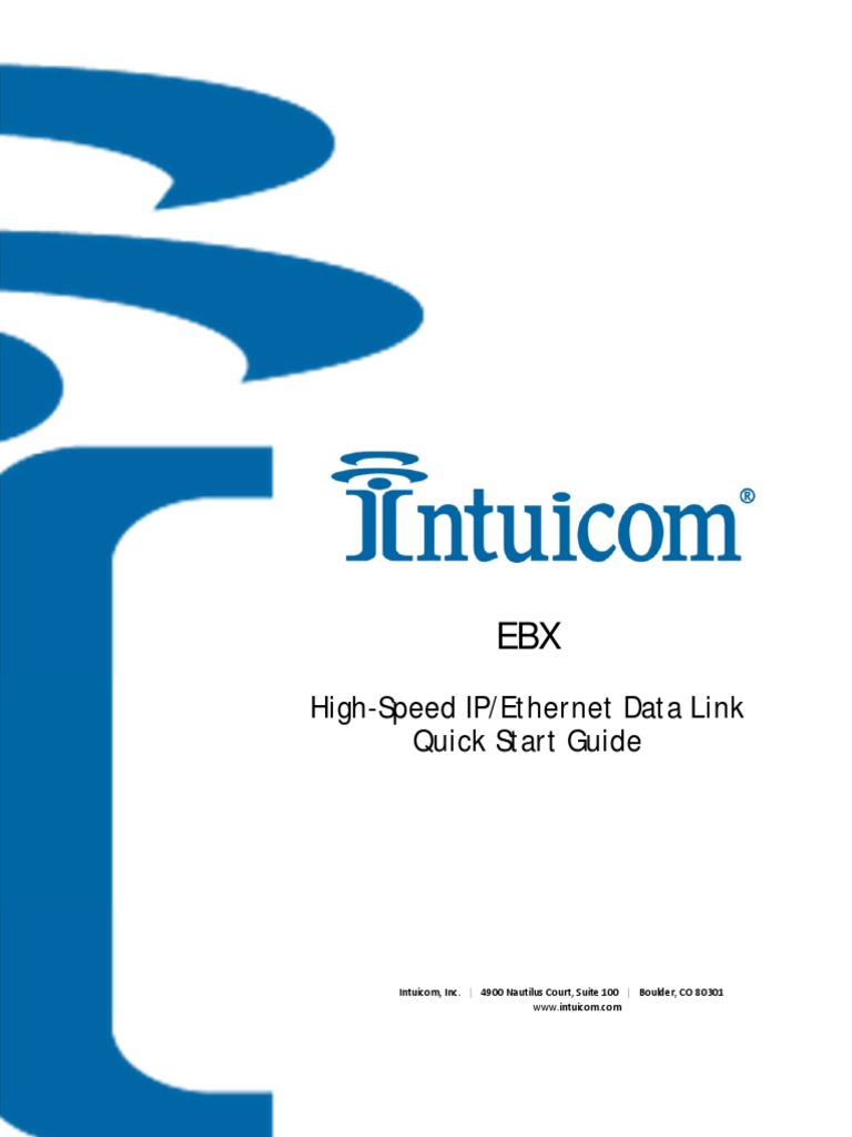 EB X Quick Start Guide | PDF | Ip Address | Computer Network