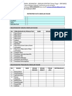 Format Isian Sarana Prasarana Pendidikan