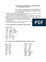 Ćwiczenia W Czytaniu I Pisaniu PDF