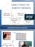 Introduction Assessment Design