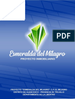 Brochure Informativo Esmeralda Del Milagro para Enviar A Clientes