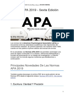 Normas APA 2019 Sexta Edición para SEMTES