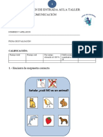 Examen de Entrada Comunicación NIVEL 2