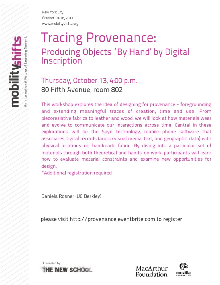 Tracing Provenance | PDF | Art | Computers