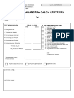 Formulir Wawancara