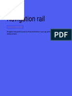 Navigation Rail: See Design Guideline