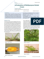 Formulation and Evaluation of Multipurpose Herbal Cream PDF