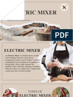Electric Mixer