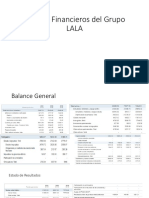 Estados Financieros Del Grupo LALA - Loaiza Zamudio PDF