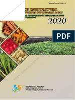 Produksi Hortikultura Tanaman Biofarmaka Provinsi Jawa Barat 2020
