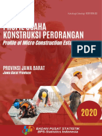 20 Profil Usaha Konstruksi Perorangan Provinsi Jawa Barat, 2020 PDF