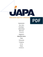 Matematica Basica, Tarea IV