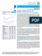 Riyadh Cables Group Co Initiation Covergae Report PDF