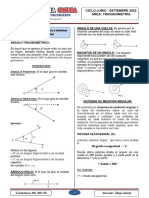 1) Teoría - Angulo Trigonometrico y Sistemas de Medicion Angular PDF
