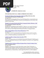 AFRICOM Related News Clips 25 Aug 2011