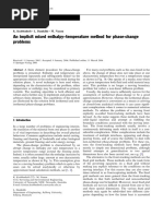 11 - An Implicit Mixed Enthalpy Temperature Method For Phase Change Problems